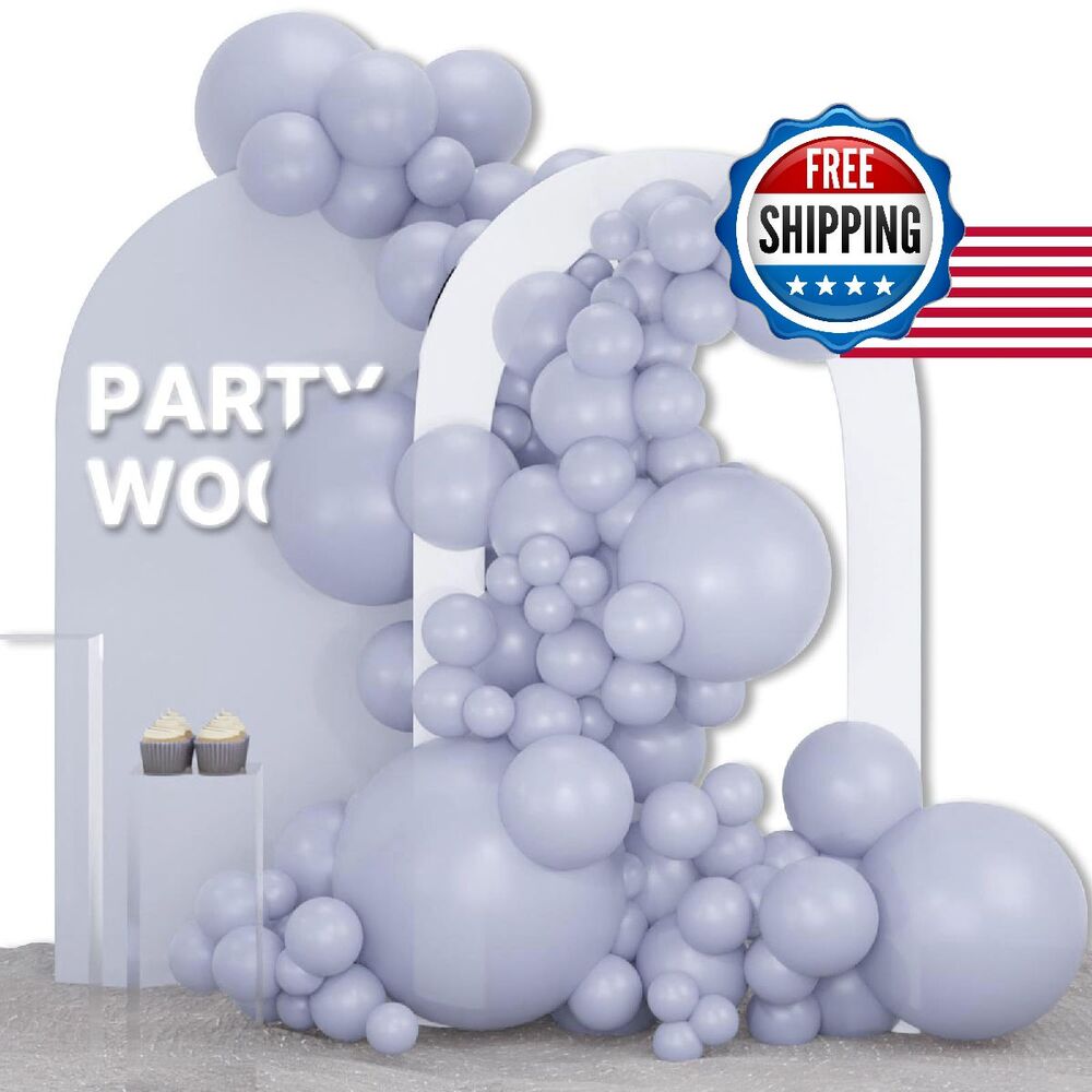 Dusty Blue Balloons 127pcs Different Sizes Pack of 36 18 12 10 5 Inch S